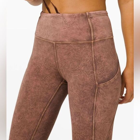 NWOT Lululemon Fast and Free HR Tight 25”  Iced Dye C34 - Picture 6 of 14